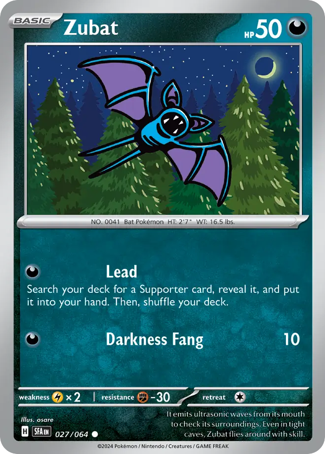Zubat — SV: Shrouded Fable #027/064