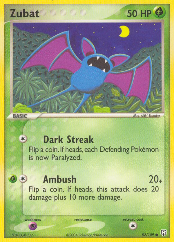 Zubat — Team Rocket Returns #82/109