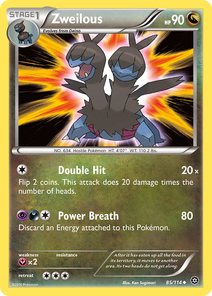 Zweilous — XY - Steam Siege #85/114