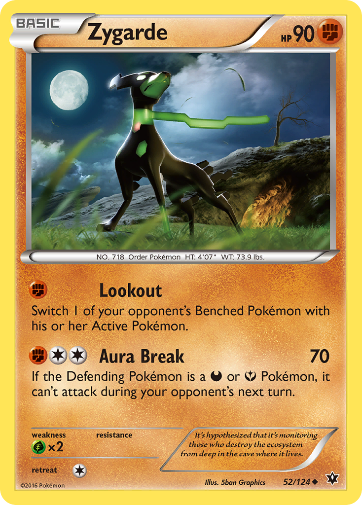 Zygarde (52) — XY - Fates Collide #52/124