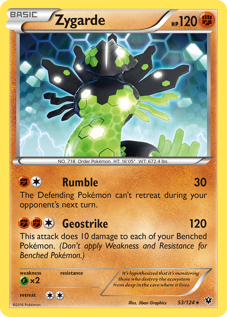 Zygarde (53) — XY - Fates Collide #53/124