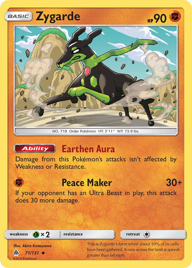 Zygarde (71) — SM - Forbidden Light #71/131