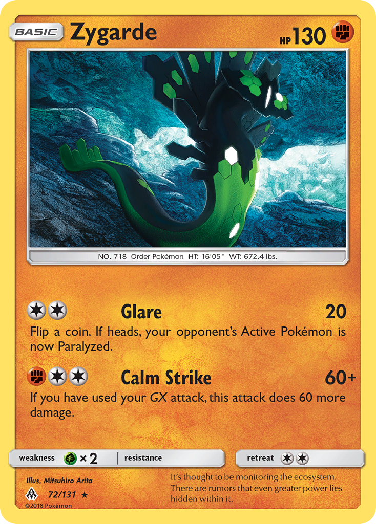 Zygarde (72) — SM - Forbidden Light #72/131
