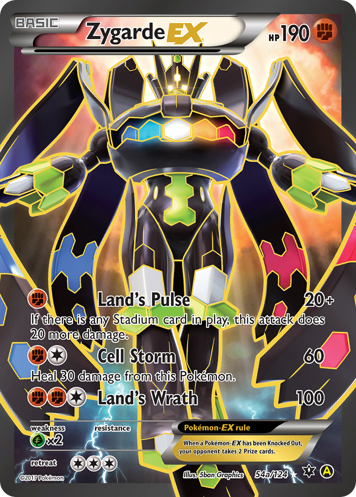 Zygarde EX — Jumbo Cards #054a/124