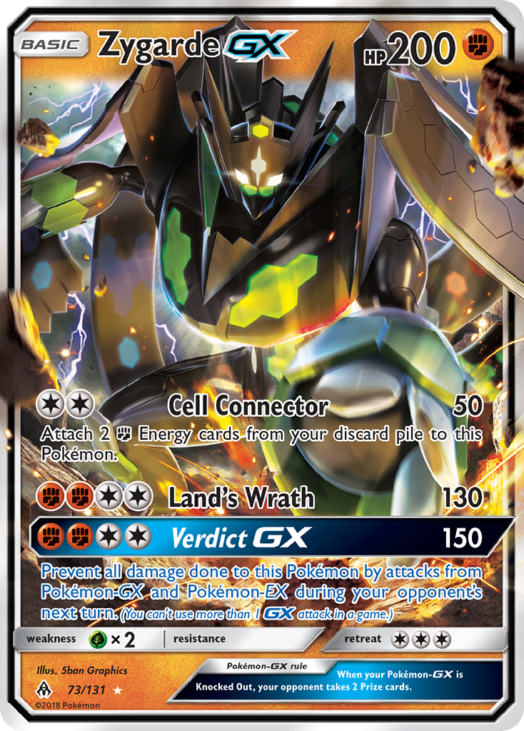 Zygarde GX — SM - Forbidden Light #73/131