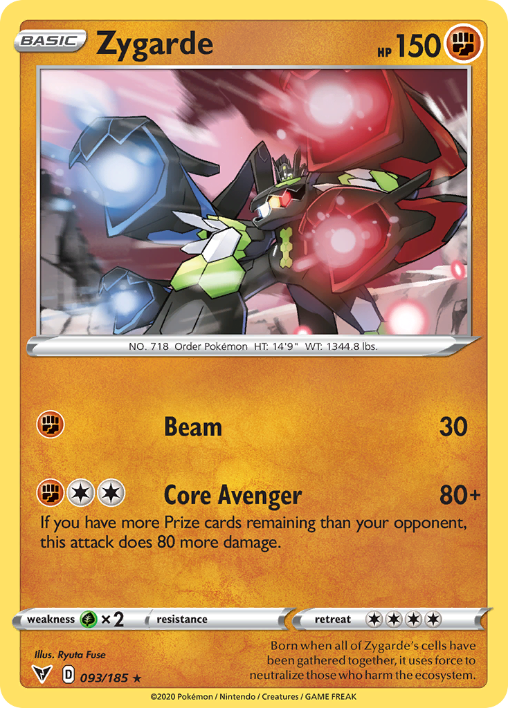 Zygarde — SWSH04: Vivid Voltage #093/185