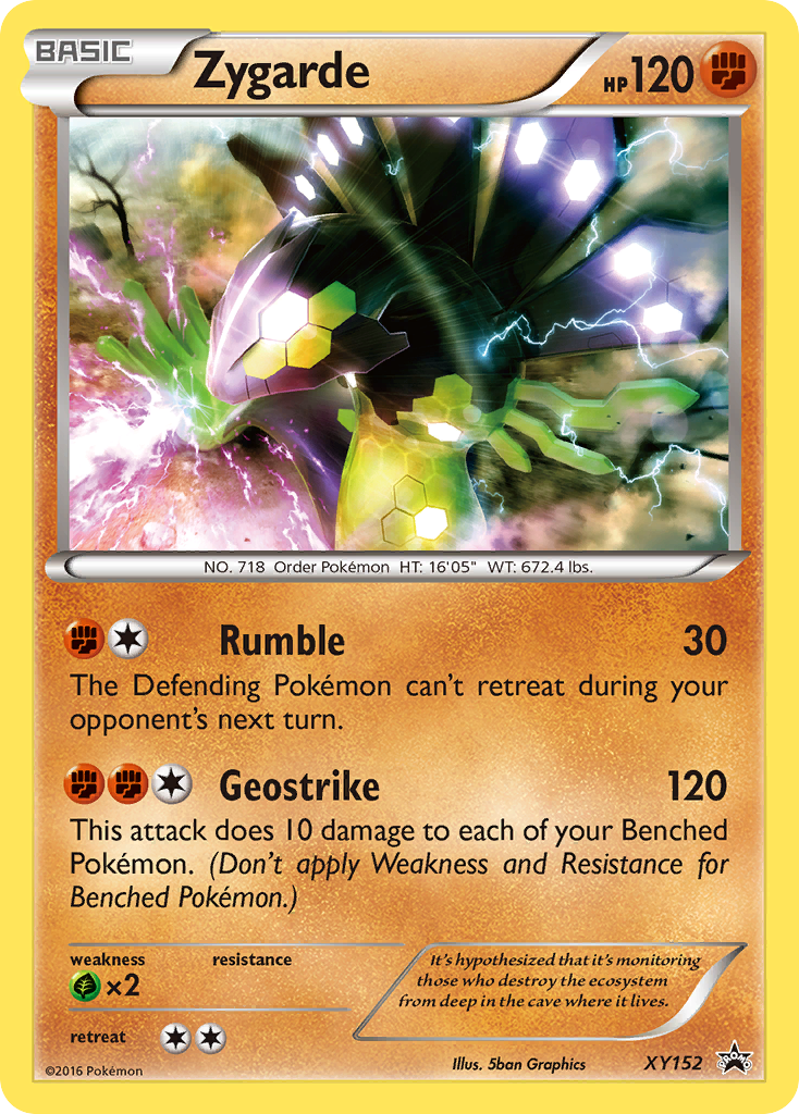 Zygarde — XY Promos #XY152