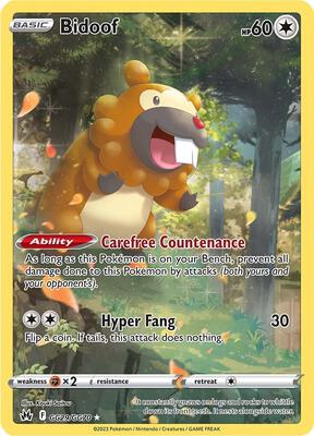 Bidoof — SWSH: Crown Zenith: Galarian Gallery #GG29/GG70