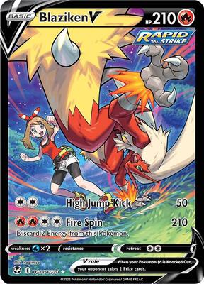 Blaziken V — SWSH12: Silver Tempest Trainer Gallery #TG14/TG30
