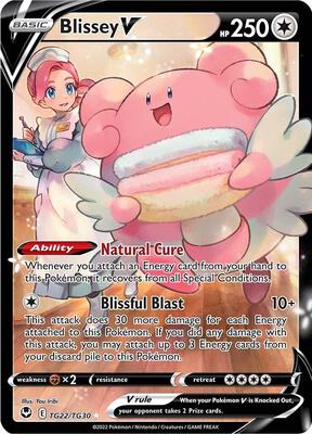 Blissey V — SWSH12: Silver Tempest Trainer Gallery #TG22/TG30