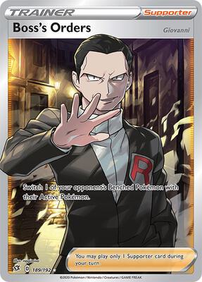 Boss's Orders (Full Art) — SWSH02: Rebel Clash #189/192