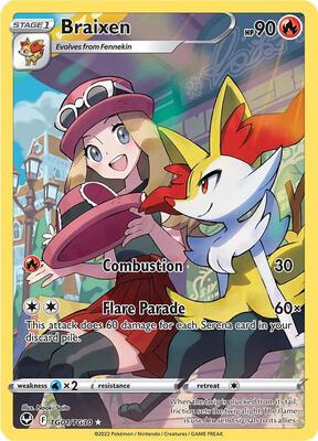 Braixen — SWSH12: Silver Tempest Trainer Gallery #TG01/TG30