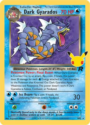 Dark Gyarados — Celebrations: Classic Collection #8/82