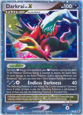 Darkrai LV.X — Diamond and Pearl Promos #DP19