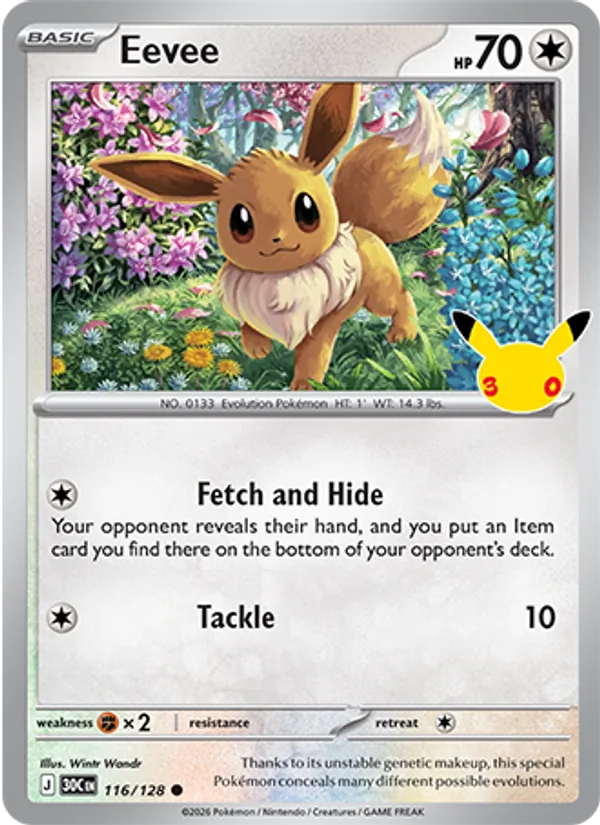 Eevee — ME: 30th Celebration #116/128