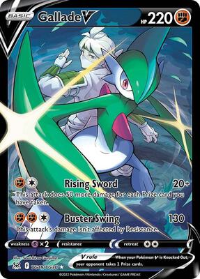 Gallade V — SWSH11: Lost Origin Trainer Gallery #TG19/TG30