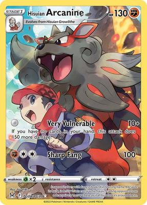 Hisuian Arcanine — SWSH11: Lost Origin Trainer Gallery #TG08/TG30