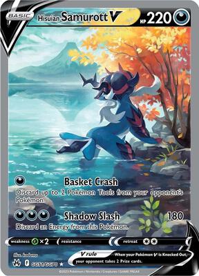 Hisuian Samurott V — SWSH: Crown Zenith: Galarian Gallery #GG51/GG70
