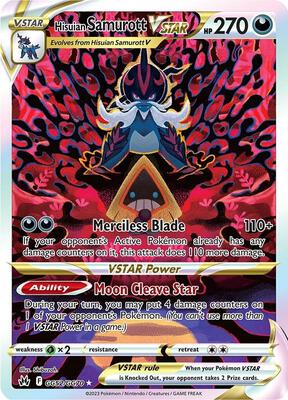 Hisuian Samurott VSTAR — SWSH: Crown Zenith: Galarian Gallery #GG52/GG70
