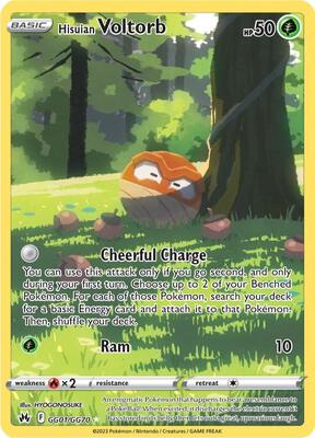 Hisuian Voltorb — SWSH: Crown Zenith: Galarian Gallery #GG01/GG70