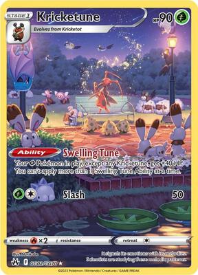 Kricketune — SWSH: Crown Zenith: Galarian Gallery #GG02/GG70