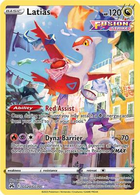 Latias — SWSH: Crown Zenith: Galarian Gallery #GG20/GG70