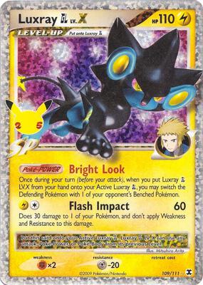 Luxray GL LV.X — Celebrations: Classic Collection #109/111