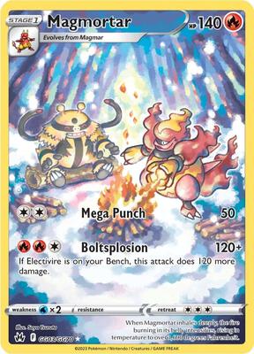 Magmortar — SWSH: Crown Zenith: Galarian Gallery #GG03/GG70