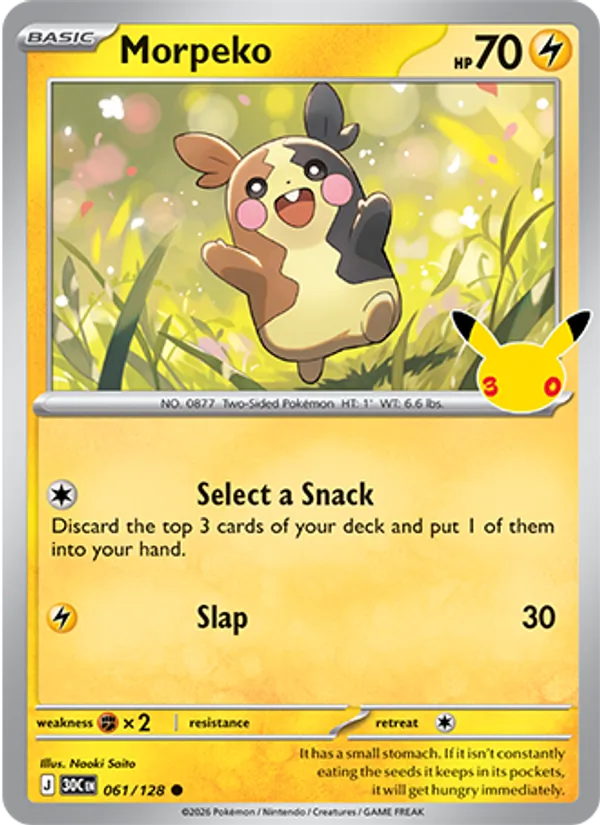 Morpeko — ME: 30th Celebration #061/128