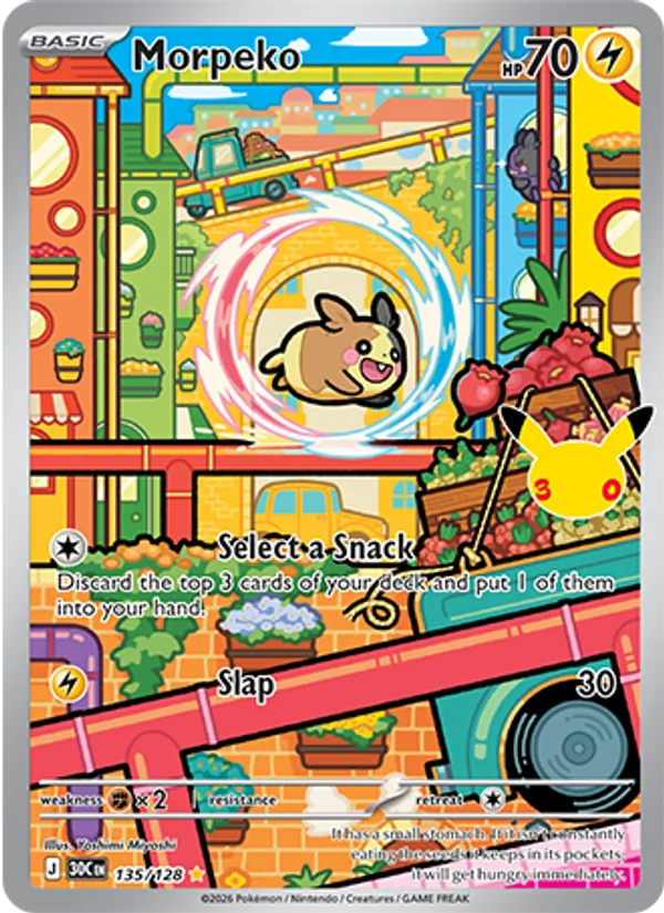 Morpeko — ME: 30th Celebration #135/128