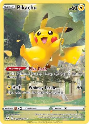 Pikachu — SWSH: Crown Zenith: Galarian Gallery #GG30/GG70
