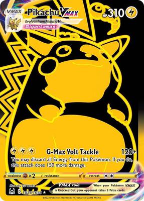 Pikachu VMAX (Secret) — SWSH11: Lost Origin Trainer Gallery #TG29/TG30