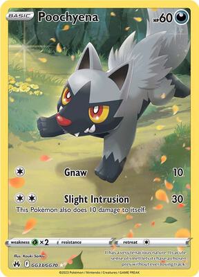 Poochyena — SWSH: Crown Zenith: Galarian Gallery #GG33/GG70
