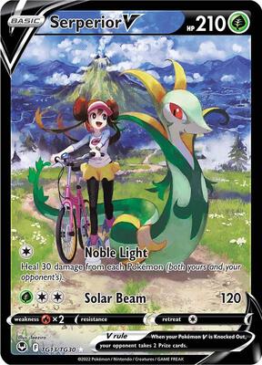 Serperior V — SWSH12: Silver Tempest Trainer Gallery #TG13/TG30
