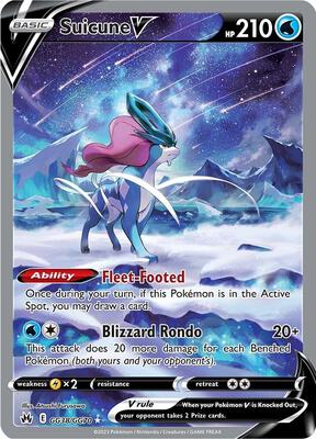 Suicune V — SWSH: Crown Zenith: Galarian Gallery #GG38/GG70