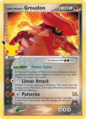 Team Magma's Groudon — Celebrations: Classic Collection #9/95