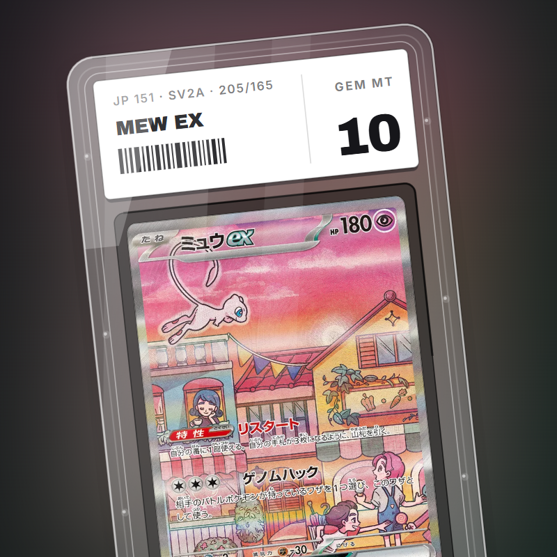 Mew ex #205 (Japanese 151): 21,198 PSA 10s Exist — and the Price Still Holds