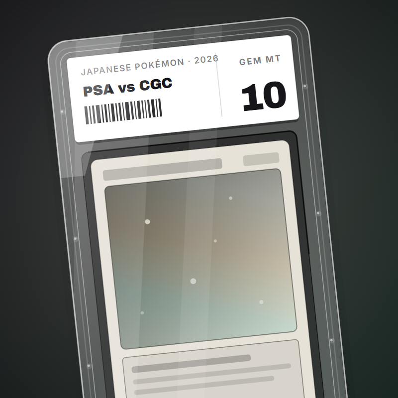 PSA vs CGC for Japanese Pokémon cards: the July 2026 market check