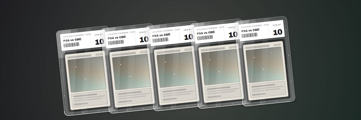 PSA vs CGC for Japanese Pokémon cards: the July 2026 market check